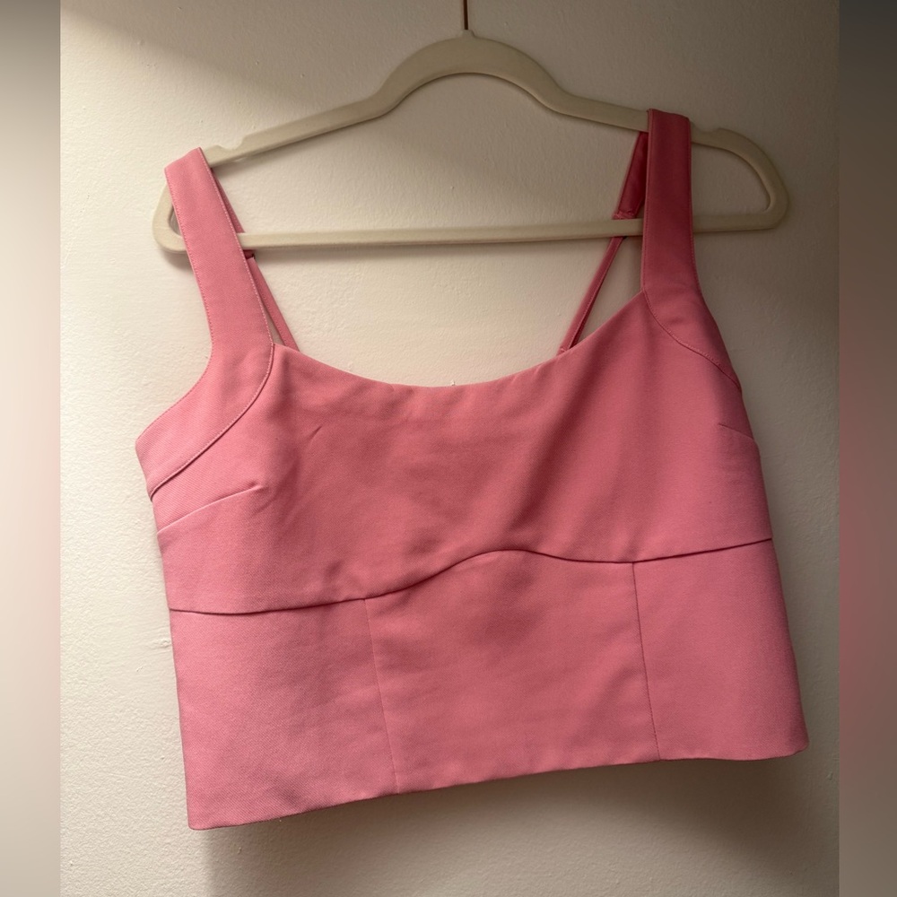 Abercrombie & Fitch Pink Crop Top